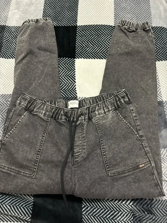 Bench Black Washed Drawstring Joggers - Picture 1 of 3